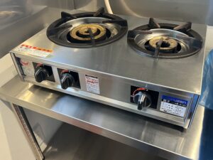 マルゼンの二口ガスコンロの買取依頼